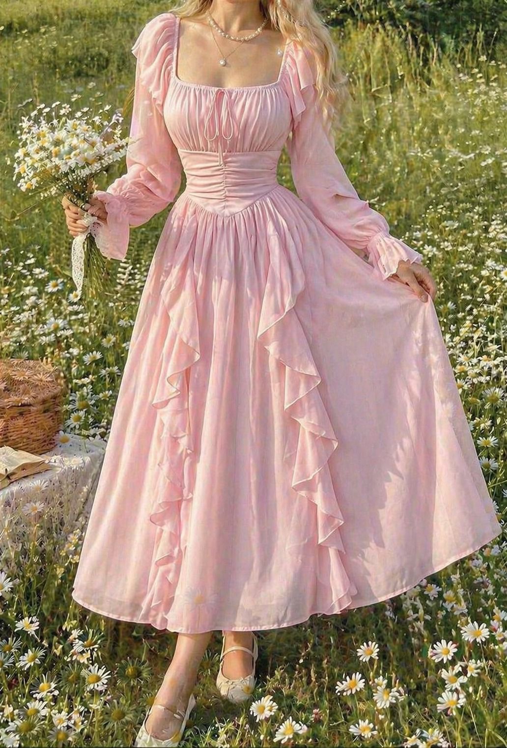 Elara Ruffle Maxi