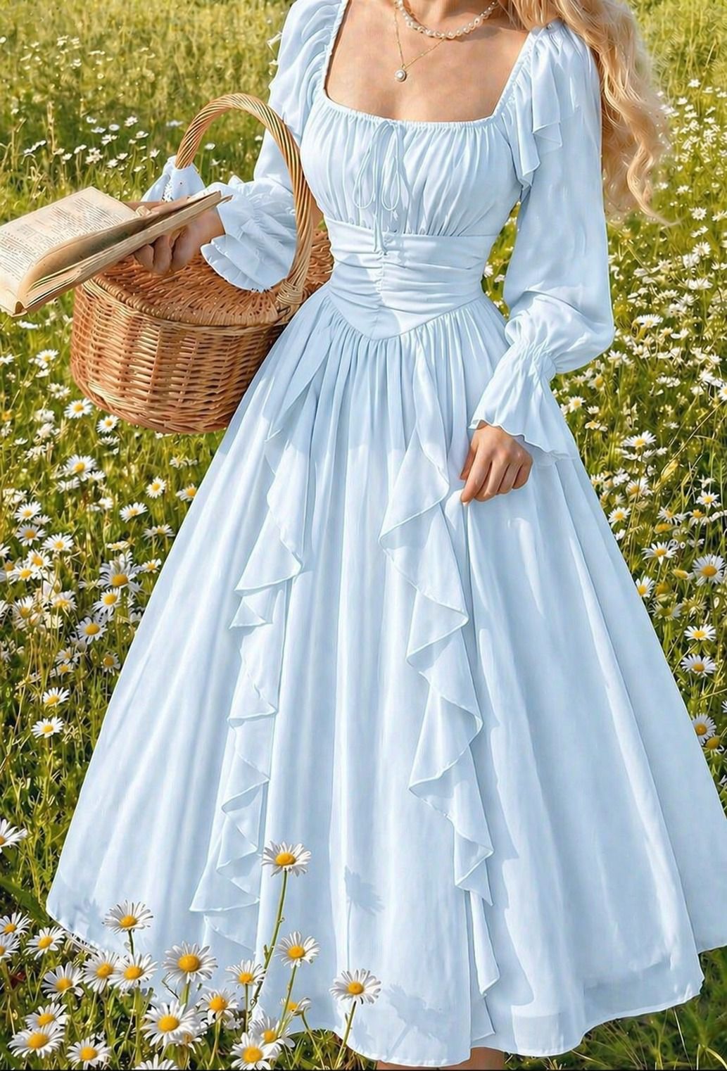 Elara Ruffle Maxi